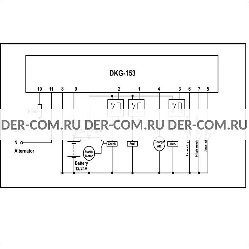 Контроллер Datakom DKG-153 ДизельЭнергоРесурс