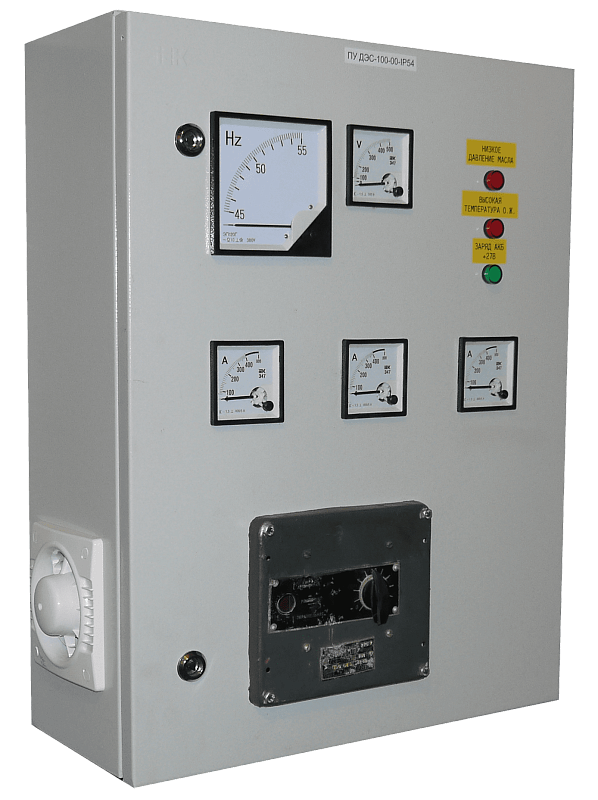 Пульт управления Premium ПУ-ДГУ-00P-400 кВт на базе аналоговых приборов 