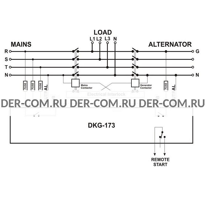 Контроллер Datakom DKG173 ДизельЭнергоРесурс