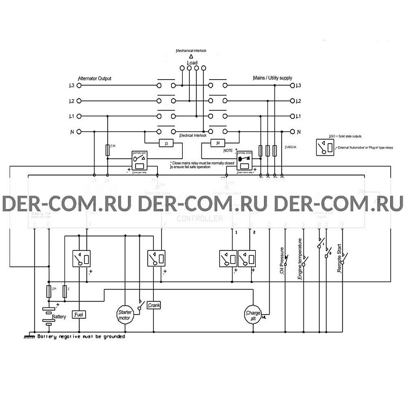Контроллер Deep Sea DSE705 ДизельЭнергоРесурс