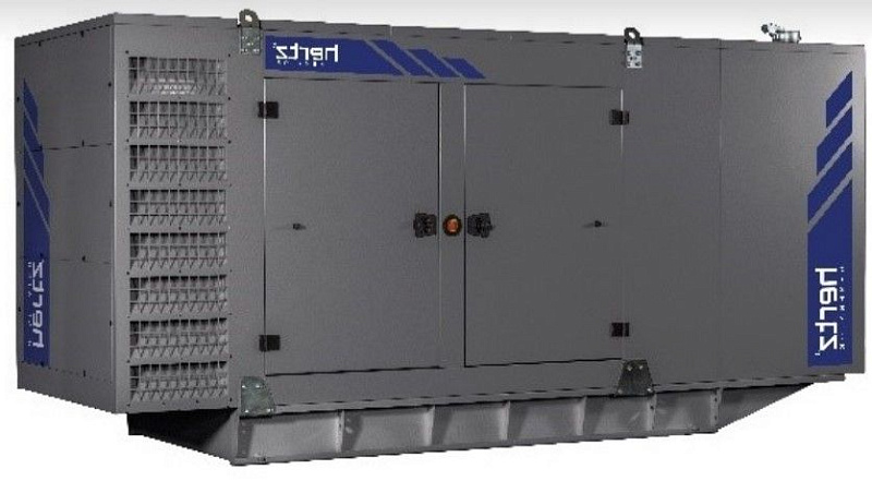 Дизельный генератор Hertz HG 500 DL в кожухе ДизельЭнергоРесурс