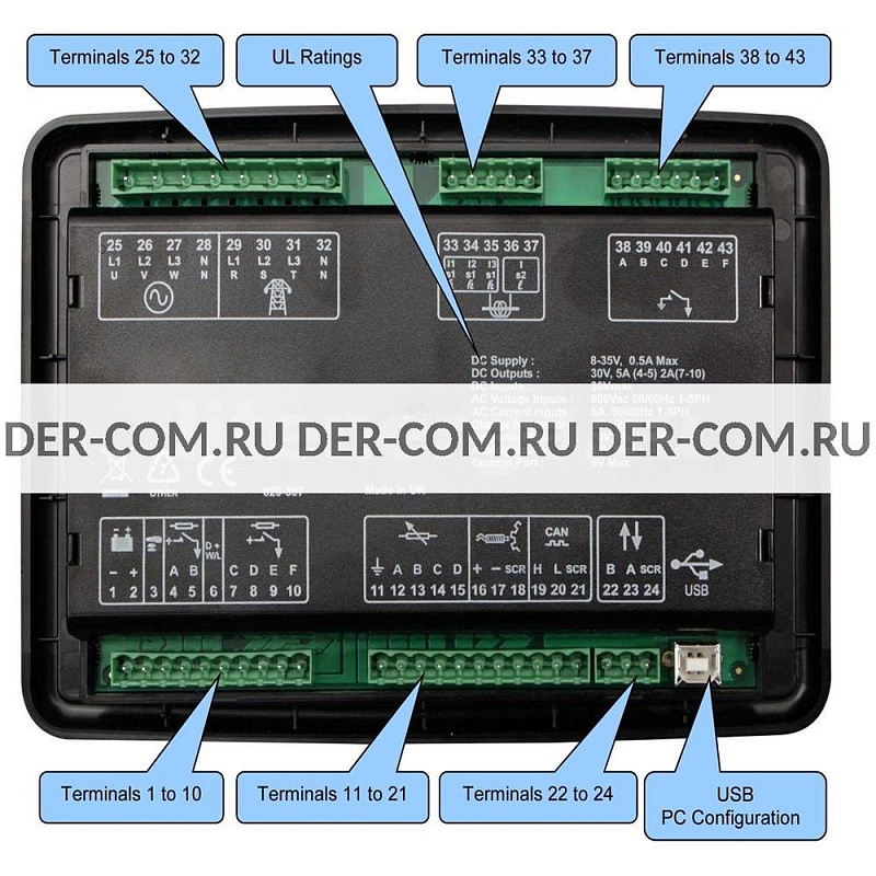 Контроллер Deep Sea DSE6120 ДизельЭнергоРесурс