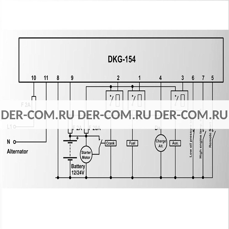 Контроллер Datakom DKG-154 ДизельЭнергоРесурс