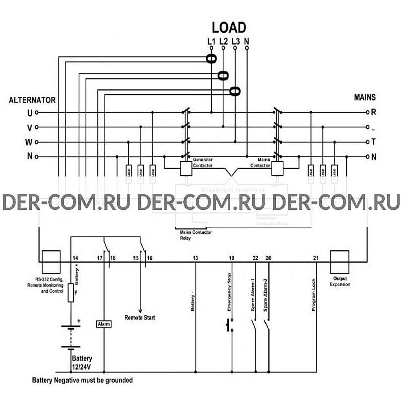 Контроллер Datakom DKG-327 ДизельЭнергоРесурс