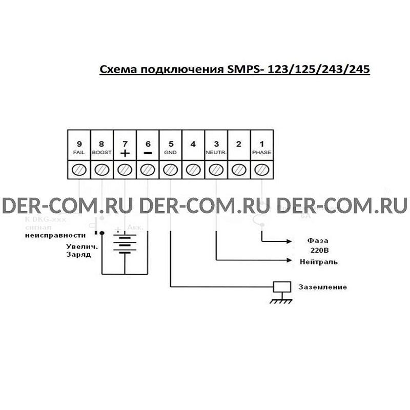 Зарядное устройство SMPS-243 ДизельЭнергоРесурс