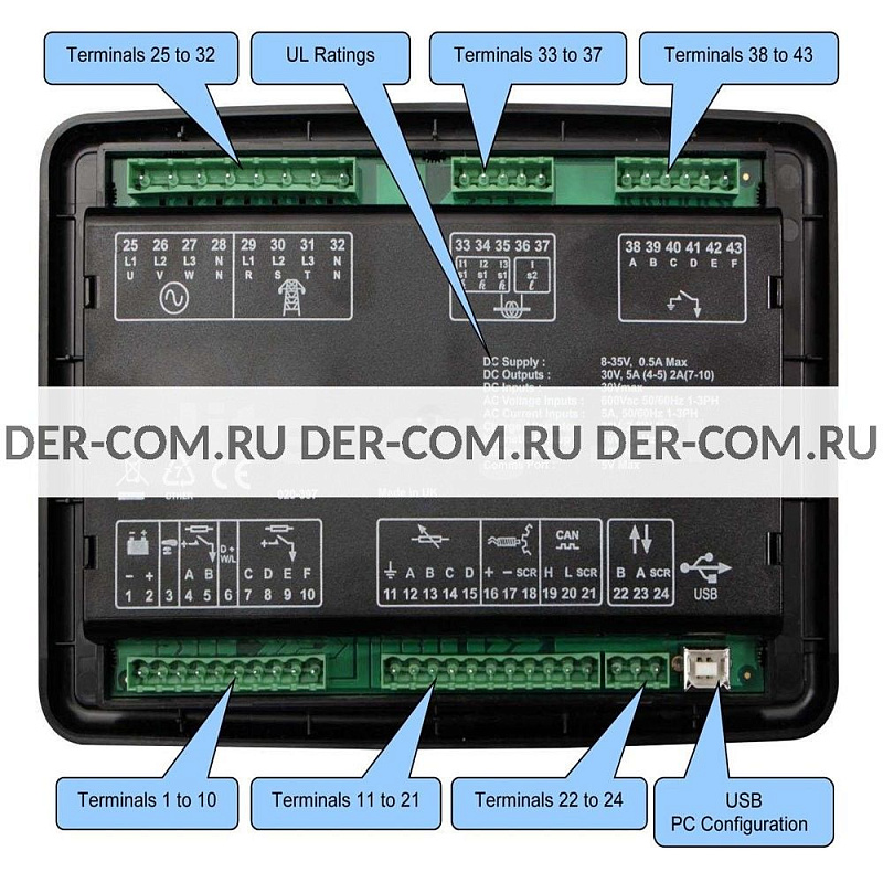 Контроллер Deep Sea DSE6110 ДизельЭнергоРесурс