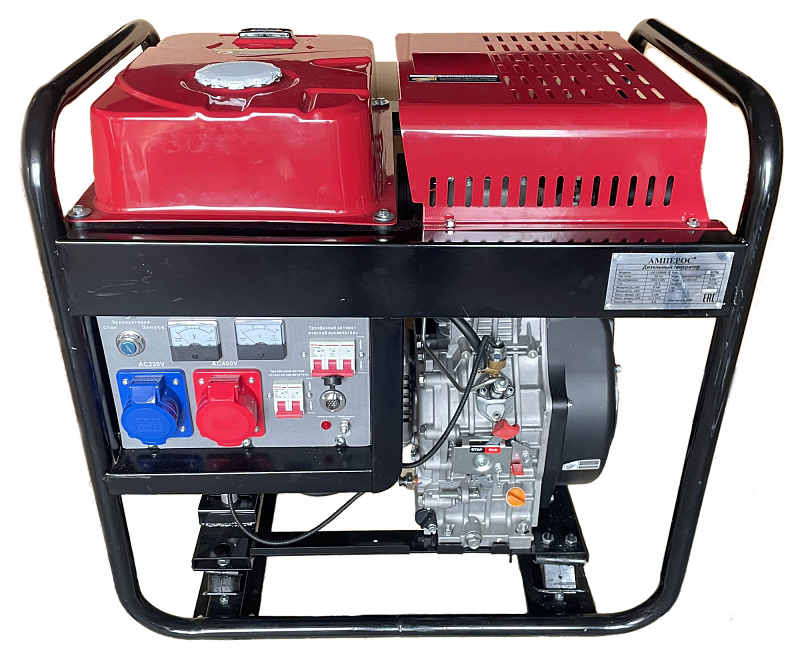 Дизельный генератор АМПЕРОС LDG 10000 E-3 ДизельЭнергоРесурс
