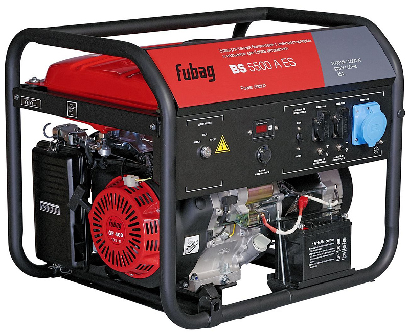 Бензиновый генератор Fubag BS 5500 A ES ДизельЭнергоРесурс