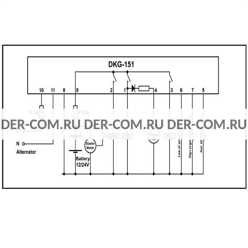 Контроллер Datakom DKG-151 ДизельЭнергоРесурс